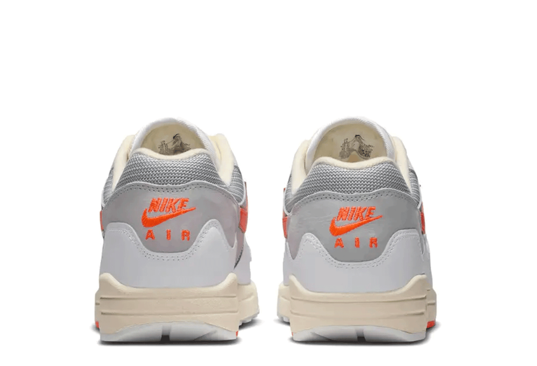 Nike Air Max 1 Patta Waves Blanc Hyper Crimson Bracelet Inclus