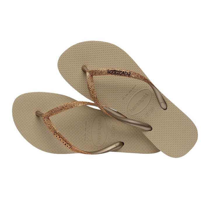 Havaianas Slim Glitter II Junior – Gold