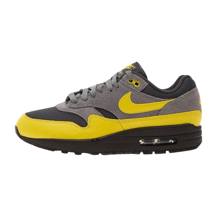 Nike Air Max 1 Essential – Gris / Jaune