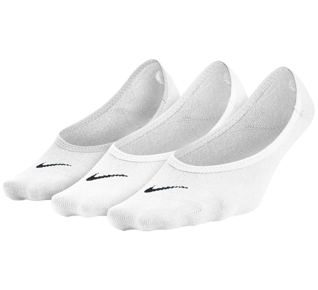 Nike Lightweight Footie Socks Femme White 3-Pack