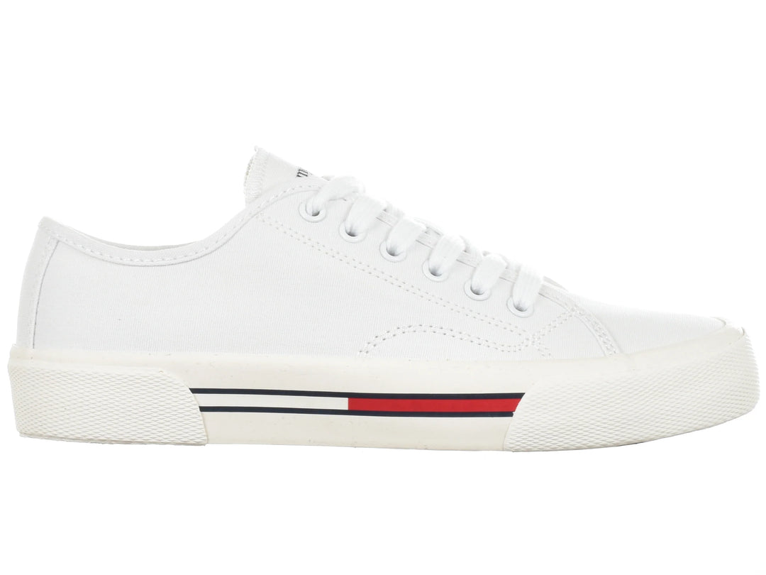 Tommy Jeans Low Cut Canvas Femme – White