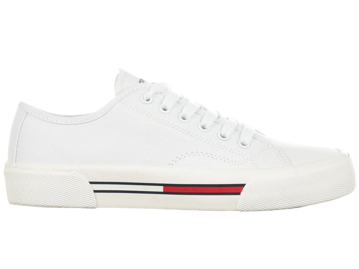 Tommy Jeans Low Cut Canvas Femme – White