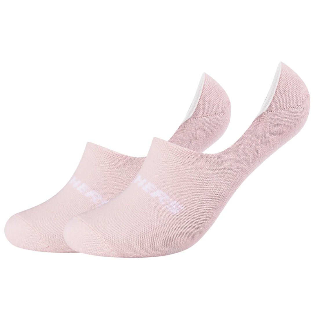 Skechers 2PK Mesh Ventilation Footies  – Women – Pink