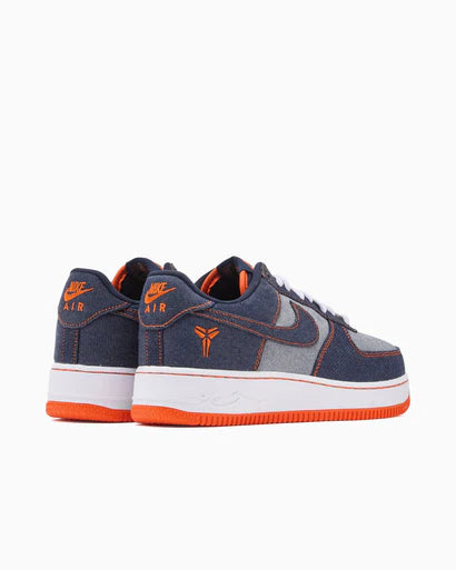 Nike Air Force 1 Low Protro Kobe Bryant Denim Obsidian Safety Orange